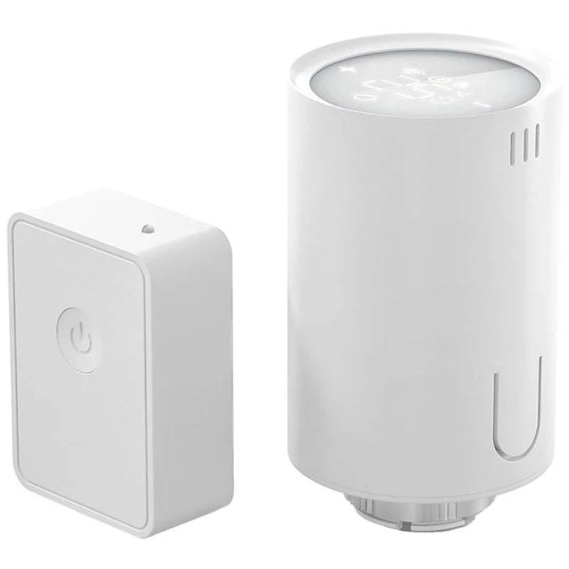 Meross MTS150HHK Blanc WiFi compatible avec HomeKit Kit thermostat connecté et hub