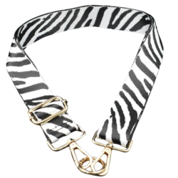 Lanyard pour Téléphone Portable Blanc et Noir - Universel avec Carte pour Toutes les Coques