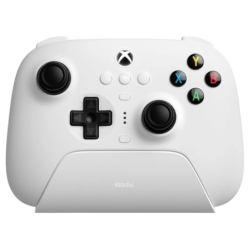 8BitDo Ultimate 3 Bluetooth/2.4G/Câble avec adaptateur + base de chargement Blanc Pour Xbox/Smartphone/PC 480mAh 15h Manette de