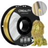 Filament Creality PLA CR-Silk - 1,75 mm - Vitesse d'impression jusqu'à 100 mm/s - Bobine de 1 kg Couleur Or/Argent