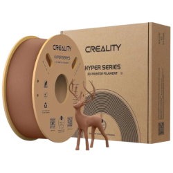 Creality Hyper PLA Filament Brun - 1.75mm - Impression à haute vitesse jusqu'à 600mm/s - Bobine de 1kg