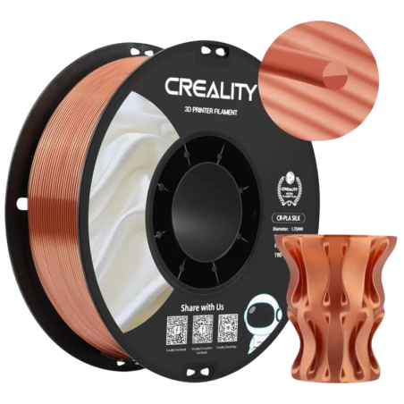 Filament Creality PLA CR-Silk Cuivre et Or - 1,75 mm - Bobine de 1 kg