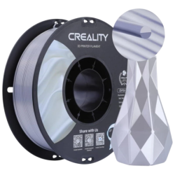 Filament Creality PLA CR-Silk Argent - 1,75 mm - Bobine de 1 kg