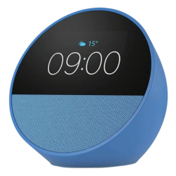 Amazon Echo Spot 2024 Bleu Bluetooth 5.0 WiFi Enceinte connectée Alexa