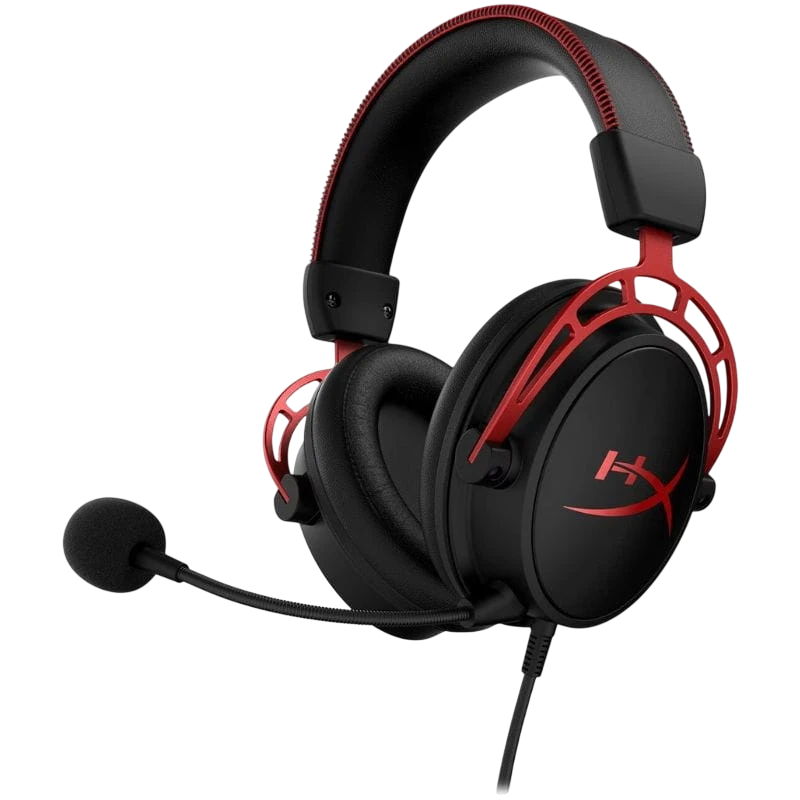 HP HyperX Cloud Alpha Noir/Rouge Arceau avec micro Casque gaming