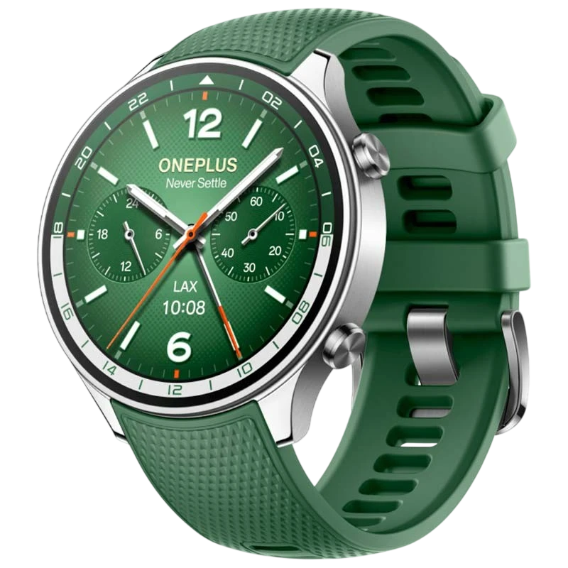 OnePlus Watch 2R Vert 1,43 pouces AMOLED GPS NFC 12 jours +100 sports 5ATM