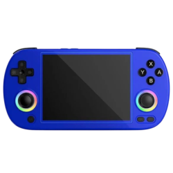 Console portable rétro Anbernic RG40XX H 64GB Bleu - Avec sortie HDMI Plug & Play - 5G WIFI et Bluetooth 4.2