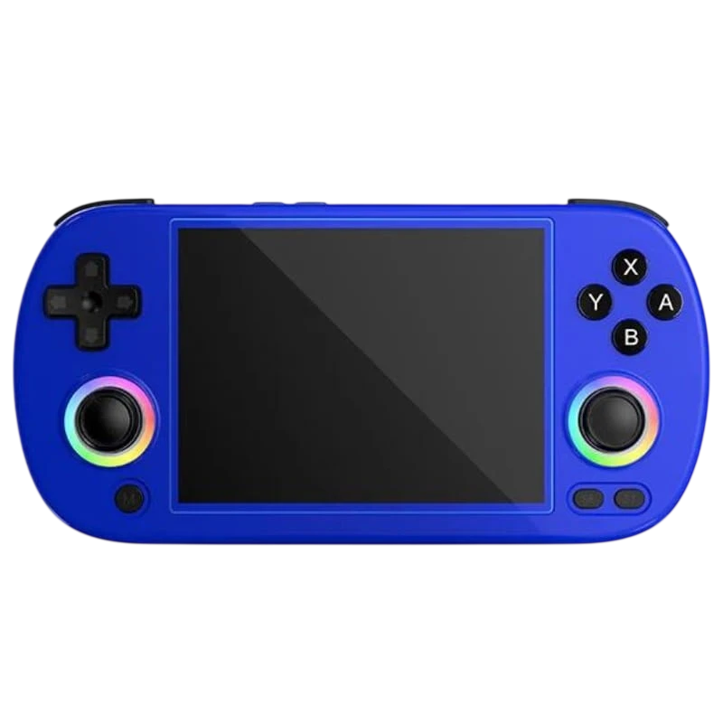 Console portable rétro Anbernic RG40XX H 64GB Bleu - Avec sortie HDMI Plug & Play - 5G WIFI et Bluetooth 4.2