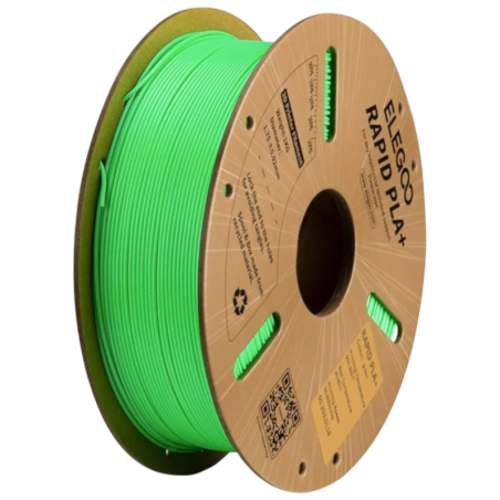Filament ELEGOO Rapid PLA + (PLUS) Vert - 1,75 mm - Impression haute vitesse jusqu'à 600 mm/s - Bobine de 1 kg