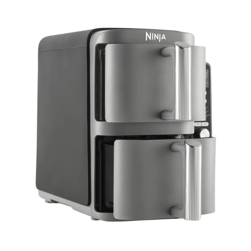 Ninja SL400EU Double Verticale 9,5L Noir/Gris 2470W 6 programmes Friteuse à air chaud