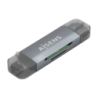 AISENS ASCR-2AC08-GR Gris Externe USB 3.0 SD/microSD Lecteur de cartes