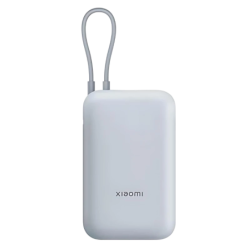Xiaomi Power Bank Bleu avec câble intégré 10000mAh 22,5W