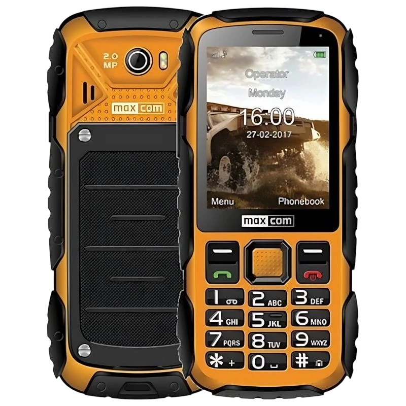 Maxcom MM920 Jaune Rugged 2,8 pouces Téléphone basique