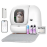 PETKIT Pura Max 2 Premium Kit Technologie xSecure et kit d'élimination des odeurs inclus Contrôle APP Litière auto