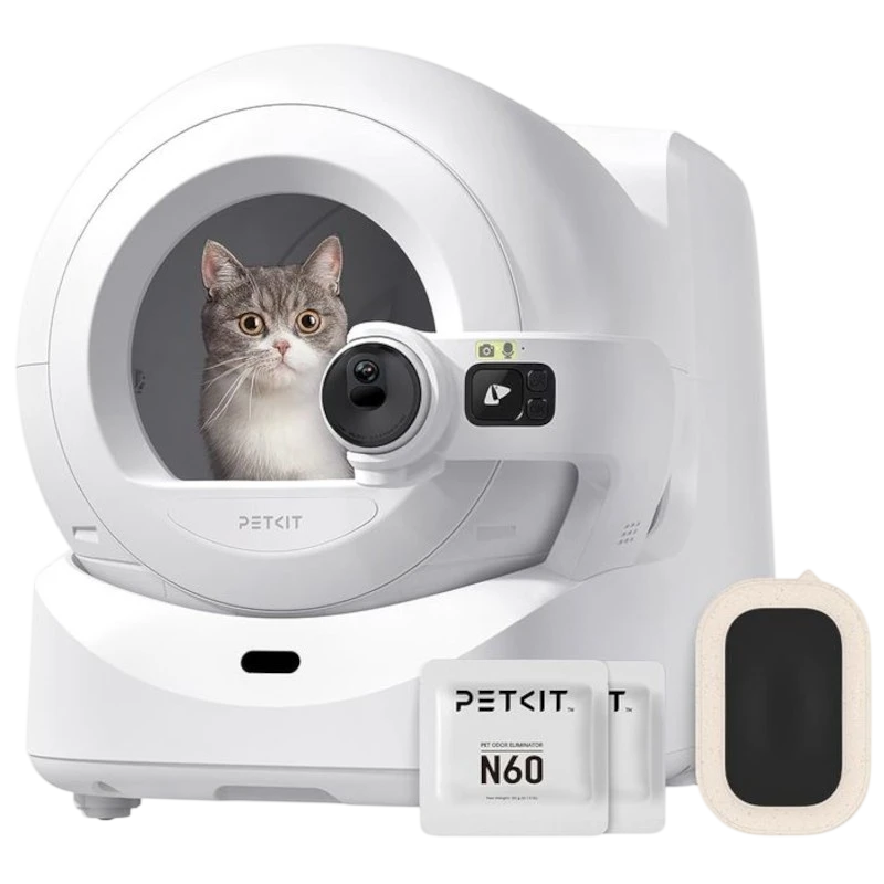 PETKIT Purobot Ultra 70 L avec App et Caméra IA 10 kg 36dB Bac à litière autonettoyant