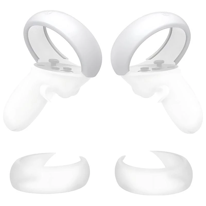 Protecteur de contrôle Kiwi Design Q26-2.1 pour Meta Quest 2 Blanc
