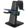 Support vertical Kiwi Design QC03 RGB Charge magnétique pour Meta Quest 3/Quest 2/Quest PRO Noir