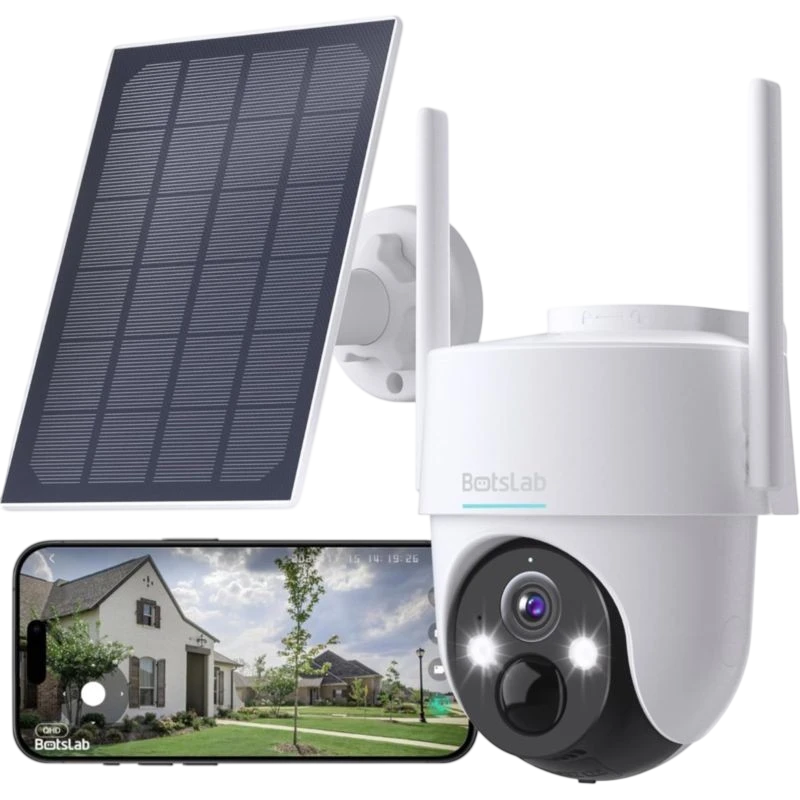 Botslab PT W313 3MP WiFi Solar Caméra de surveillance