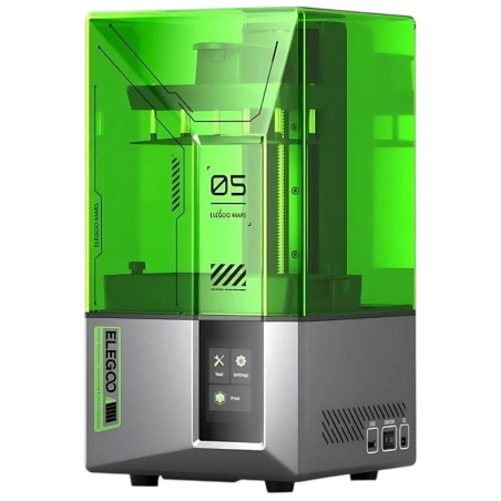 ELEGOO Mars 5 Mono LCD HD 4K Vitesse 77mm/h Taille d'impression 6,6 pouces Mise à niveau automatique de résine Imprimante 3D