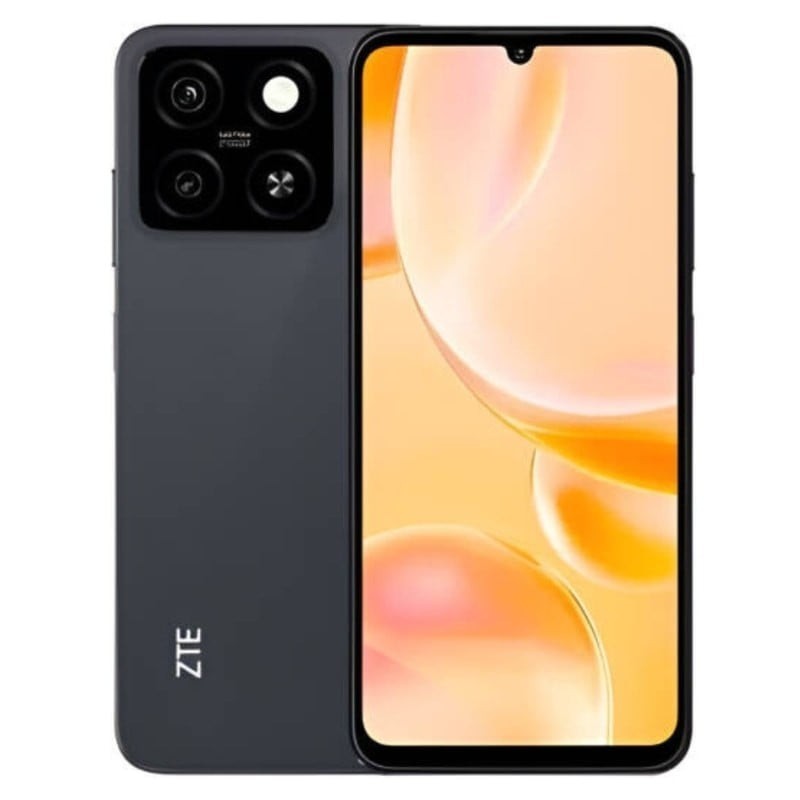 ZTE Blade A55 4GB/128GB Noir 6,75 pouces 90Hz 13MP 5000mAh