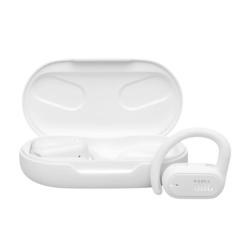 JBL Soundgear Sense Blanc Bluetooth 5.3 24h IP54 Multipoint Écouteurs sans fil