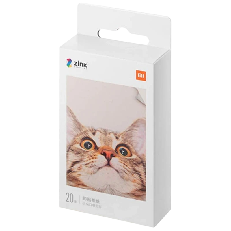 Pack x20 Papier photo Xiaomi Mi Portable Photo Printer 2x3 Avec Xiaomi Mi Portable Photo Printer