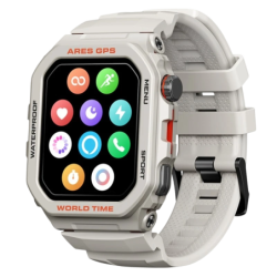 Zeblaze Ares Blanc 1,75 pouces IPS GPS 14 jours +60 sports 3ATM Smartwatch