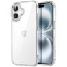 Coque Antichoc Premium pour iPhone 16 6.1" Acrylique Anti-Jaunissement Transparent