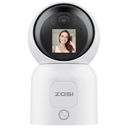 ZOSI C519M Dual Blanc 2,5K WiFi Caméra de surveillance