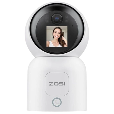 ZOSI C519M Dual Blanc 2,5K WiFi Caméra de surveillance