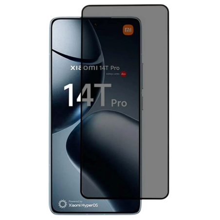 Protection d'écran en verre trempé Anti Espion Xiaomi Poco X7 Pro / 14T / 14T Pro