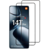 Pack x2 Protecteur d'écran en verre trempé Xiaomi Poco X7 Pro / 14T / 14T Pro Full Screen 3D