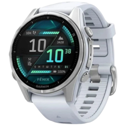 Garmin Fenix 8 43 mm Acier Blanc 1,3 pouces AMOLED GPS NFC 10 jours 10ATM Smartwatch
