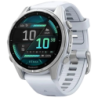 Garmin Fenix 8 43 mm Acier Blanc 1,3 pouces AMOLED GPS NFC 10 jours 10ATM Smartwatch