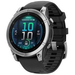 Garmin Fenix E 47 mm Acier Noir 1,3 pouces AMOLED GPS NFC 16 jours 10ATM Smartwatch