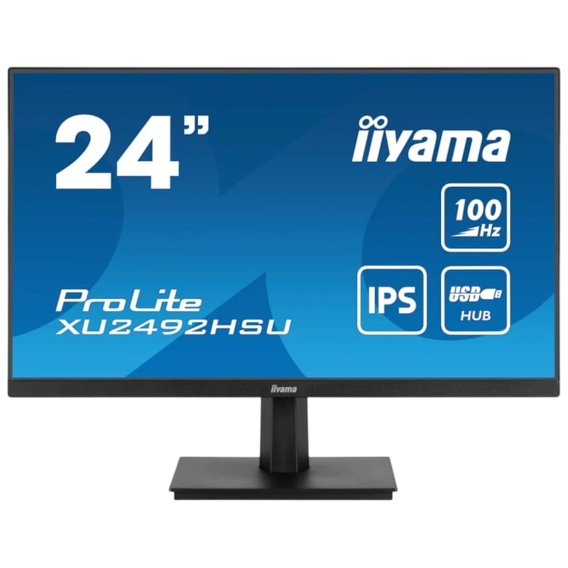 Iiyama ProLite XU2492HSU-B6 Adaptive Sync Noir 23,8 pouces Full HD IPS 100Hz 0,4ms Écran