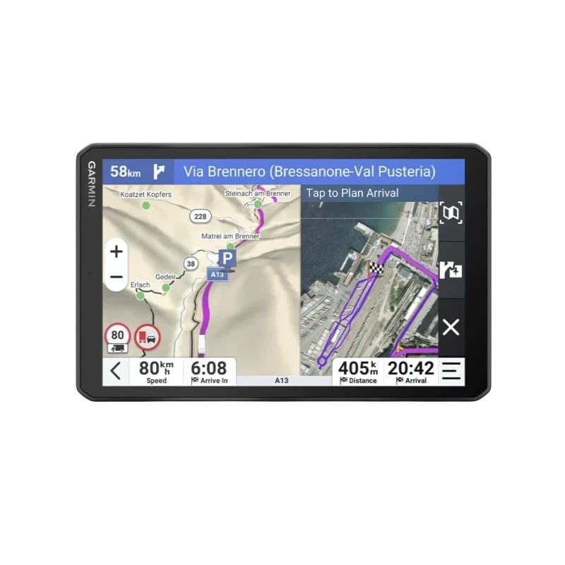 Garmin Dezl LGV820 8 pouces cartes d'Europe Bluetooth WiFi Navigateur GPS