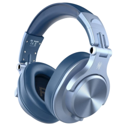 OneOdio Fusion A70 Bleu Bluetooth 5.2 Écouteurs sans fil