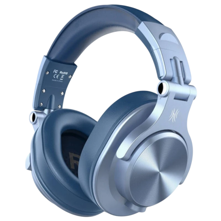 OneOdio Fusion A70 Bleu Bluetooth 5.2 Écouteurs sans fil