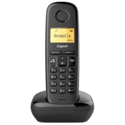 Gigaset A270 DECT/analogique Noir identification de l'appelant mains libres 18h de conversation Téléphone sans fil