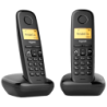 Gigaset A270 Duo DECT/analogique Noir identification de l'appelant mains libres 18h de conversation Téléphone sans fil