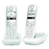 Gigaset A690 Duo DECT/analogique Blanc identification de l'appelant mains libres 14h de conversation Téléphone sans fil