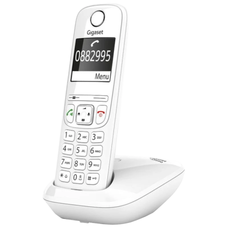 Gigaset AS690 DECT/analogique Blanc identification de l'appelant mains libres 14h de conversation Téléphone sans fil