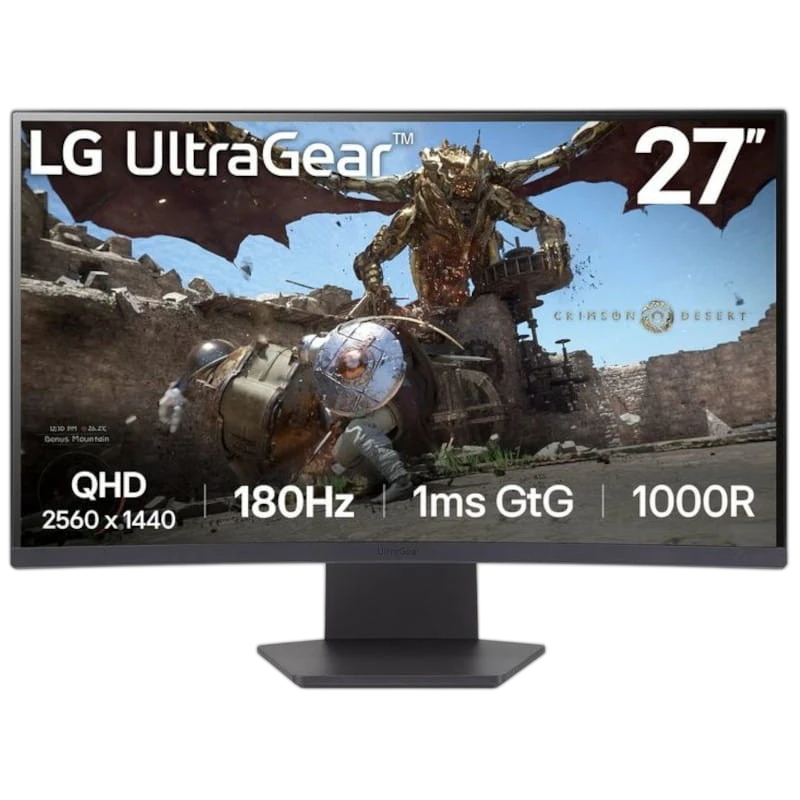 LG 27GS60QC-B Noir 27 pouces 2K VA 1ms FreeSync Écran
