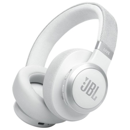 JBL Live 770NC Blanc Arceau ANC Bluetooth 5.3 65h Multipoint Casque sans fil