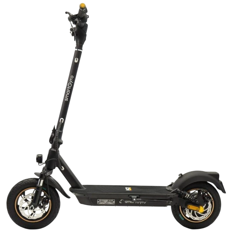 SmartGyro K2 Pro XL Noir 900W 25km/h 60km 140kg roues 12 pouces app Trottinette électrique