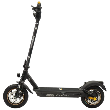 SmartGyro K2 Pro XL Noir 900W 25km/h 60km 140kg roues 12 pouces app Trottinette électrique
