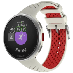 Polar Pacer Pro Blanc 1,2 pouces MIP GPS 7 jours Smartwatch