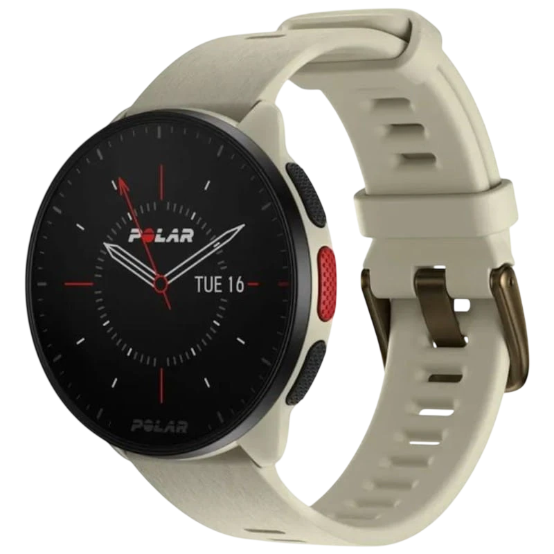 Polar Pacer Blanc 1,2 pouces MIP GPS 35 jours Smartwatch