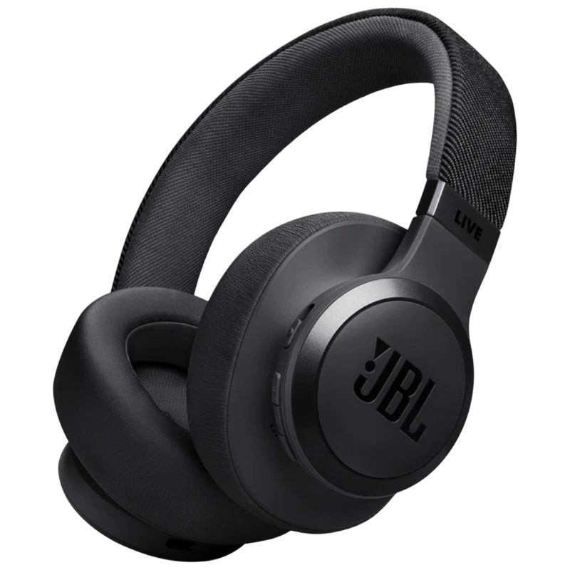 JBL Live 770NC Noir Arceau ANC Bluetooth 5.3 65h Multipoint Casque sans fil